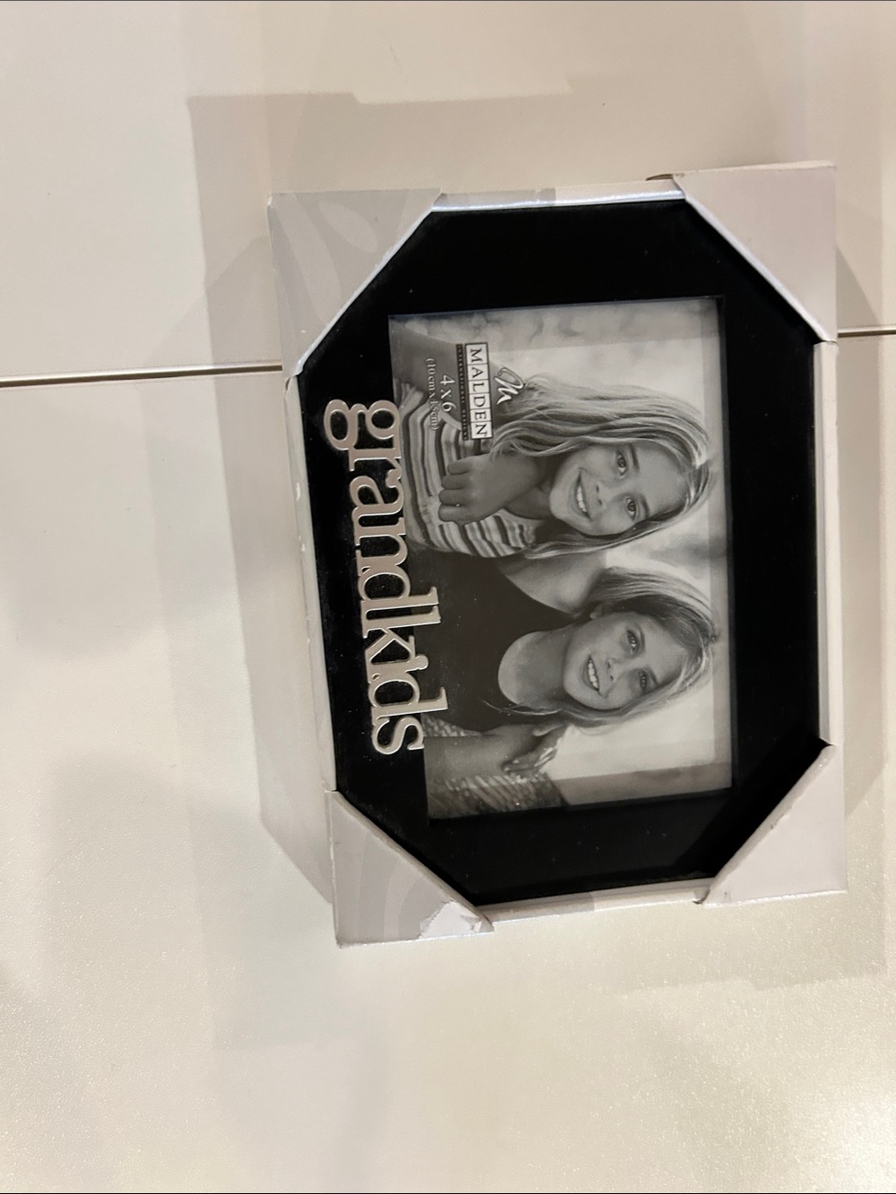 Malden Black 'Grandkids' Accent Photo Frame